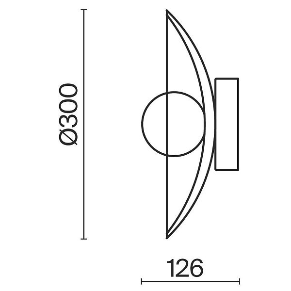 Настенный светильник (бра) Albero FR5589WL-01T1