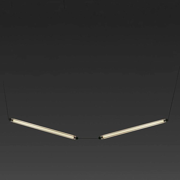 Подвесной светильник LUMINA 600 2L NESO SLIM черный LED 24W 2700K