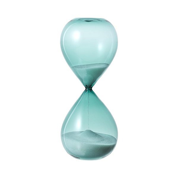 Часы песочные timeless, 30 минут, бирюзовые