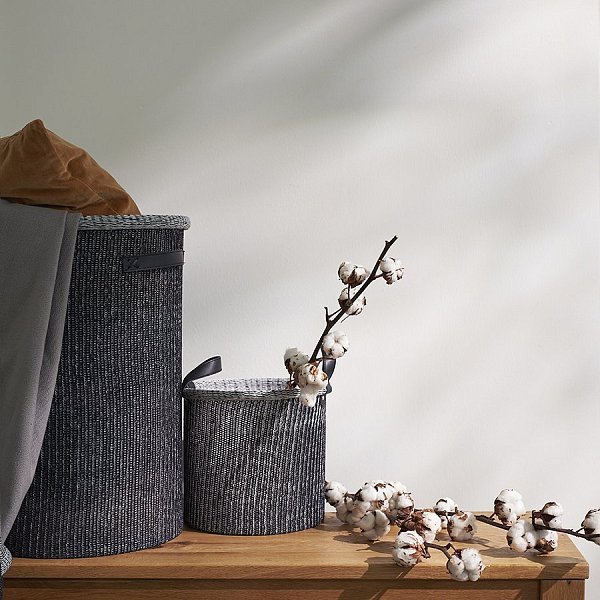 Корзина для хранения sustainable collection, D22х23 см, черная