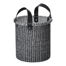 Корзина для хранения sustainable collection, D22х23 см, черная