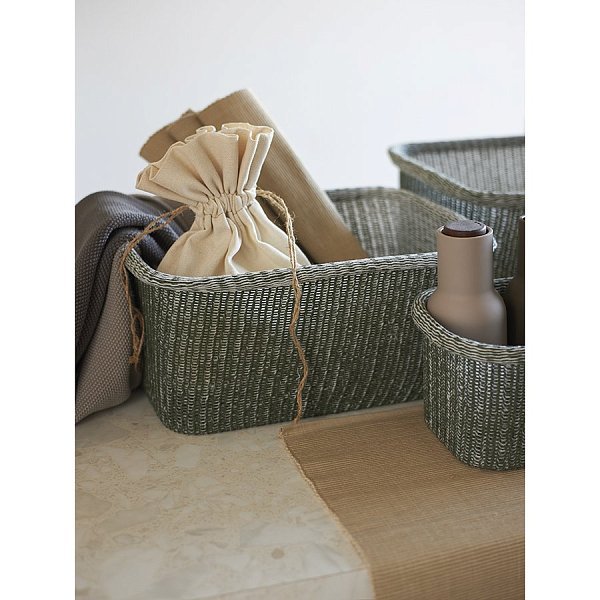 Набор из 4-х корзин для хранения sustainable collection, оливковый