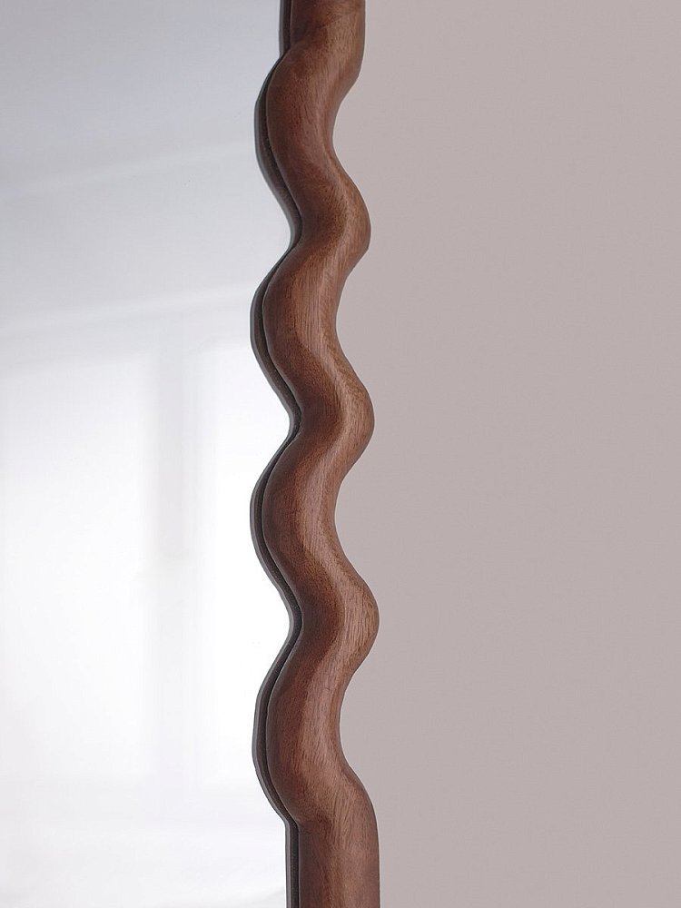 Зеркало напольное fluid, 54х180 см, коричневое