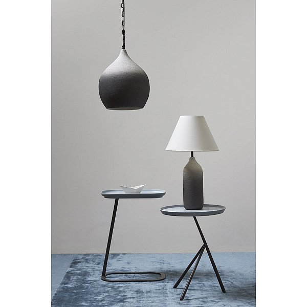 Светильник подвесной sustainable collection, D33х38 см, черный/белый