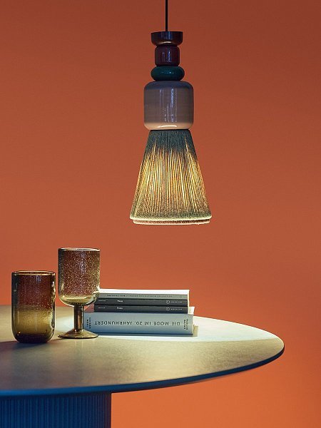 Светильник подвесной atelier, D16х40 см, пряная осень
