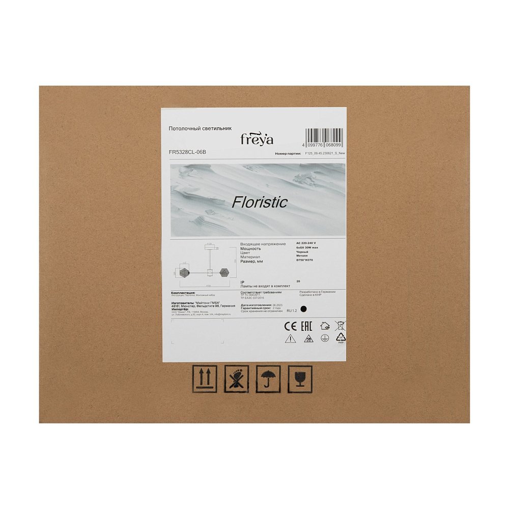 Люстра Floristic FR5328CL-06B
