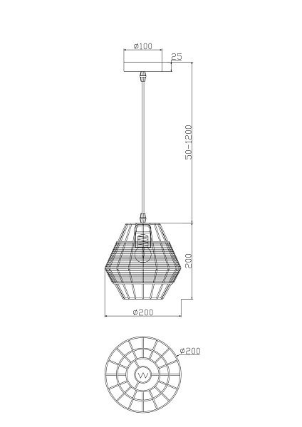 Подвесной светильник Shape FR5335PL-01B1