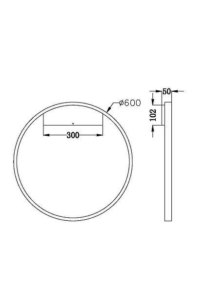 Настенный светильник (бра) Rim MOD058WL-L35W3K
