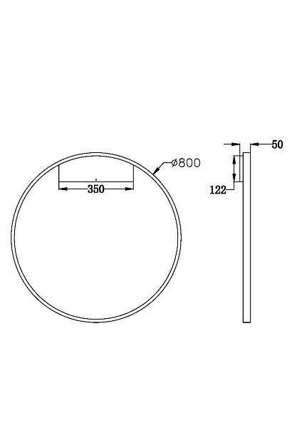 Настенный светильник (бра) Rim MOD058WL-L50W3K