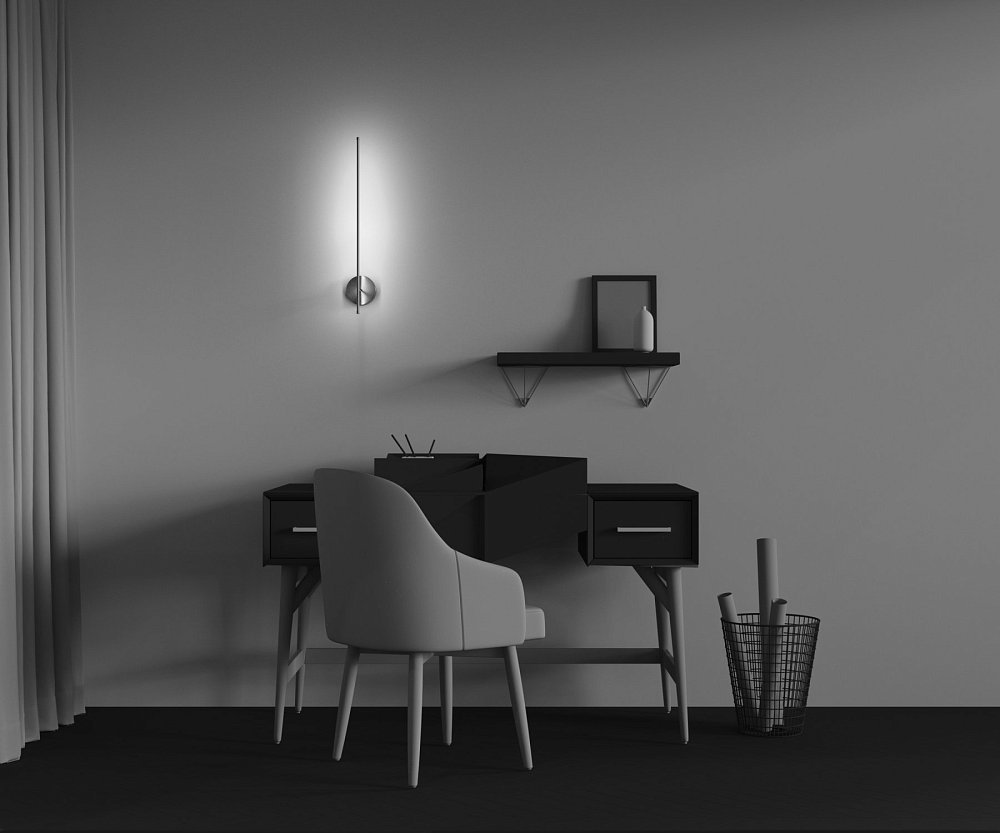 Настенный светильник (бра) Elegant C085WL-L7BS2.7K-1