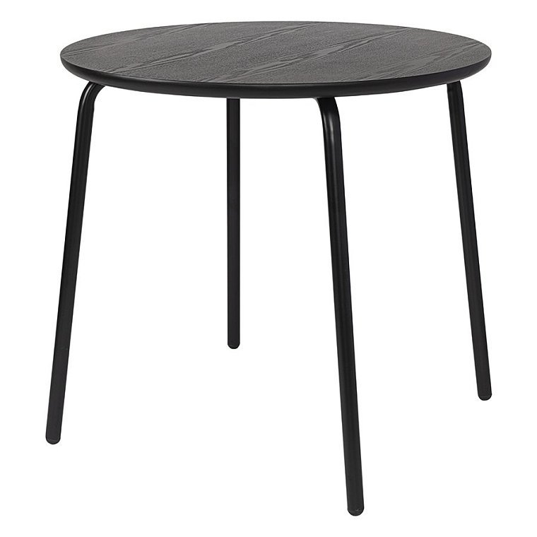 Стол обеденный round, D80 см, черный