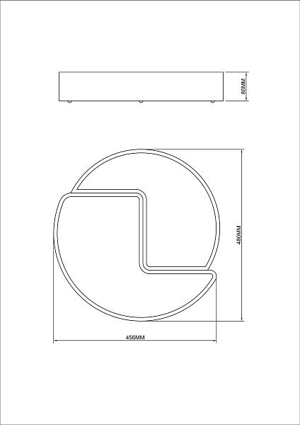 Потолочный светильник Puzzle FR6093CL-L48W