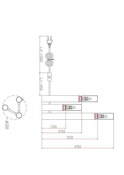 Настольный светильник Match FR5109TL-03G