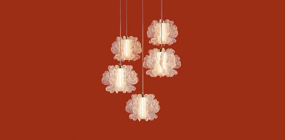 Подвесной светильник Flower FR5579PL-L40BS