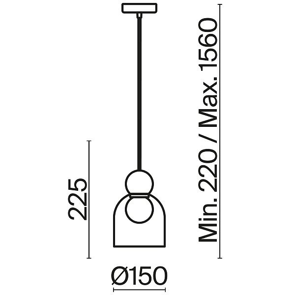 Подвесной светильник Focus FR5220PL-01CH2