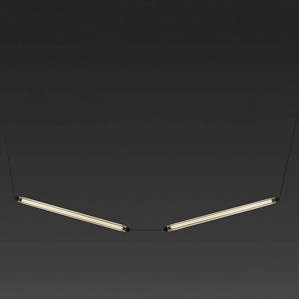 Подвесной светильник LUMINA 600 2L NESO SLIM черный LED 24W 2200K