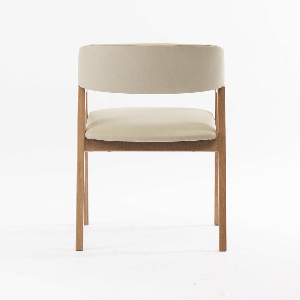 Стул Челси бежевая экокожа массив бука (натуральный)