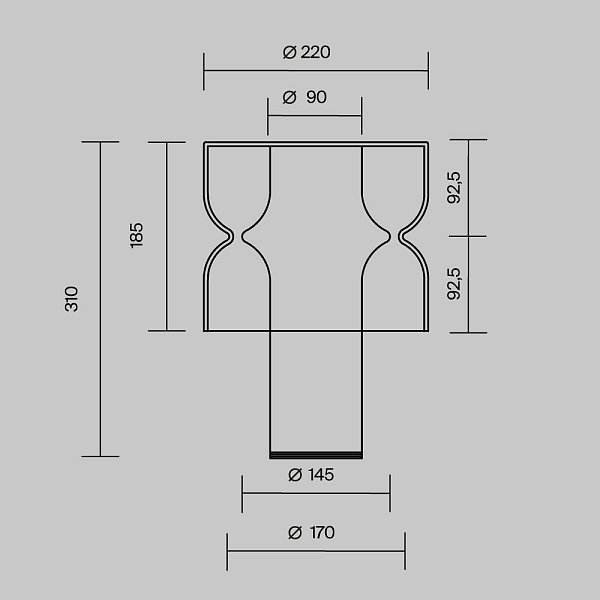 Настольный светильник Vetro MOD485TL-L9AM3K