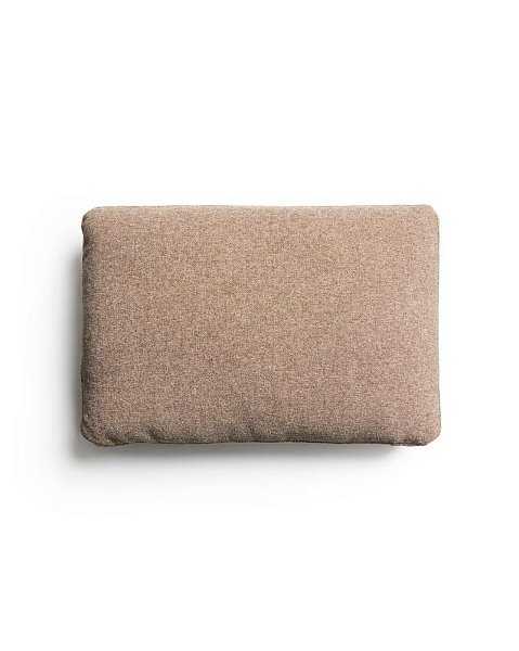 Подушка Blok из синели коричневого цвета, 40 x 60 см
