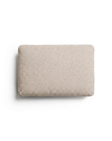 Подушка Blok из синели бежевого цвета, 40 x 60 см