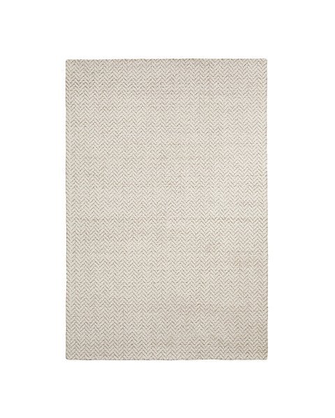 Бежевый шерстяной жаккардовый ковер Calira 230 x 160 см