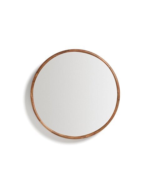 Зеркало Berale из акации, диаметр 49,5 см