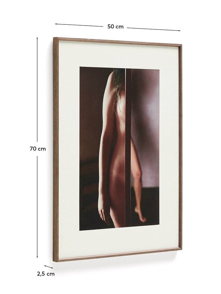 Картина Zavira с фотографией женской фигуры 50 х 70 см