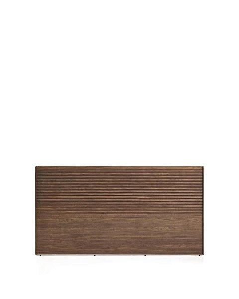Изголовье Norlen из орехового шпона с темной отделкой LED 60 x 200 см