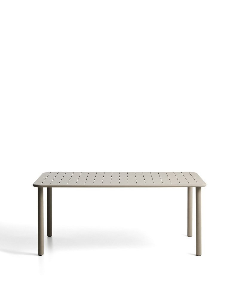 Уличный стол Brai из оцинкованной стали бежевого цвета, 180 x 90 см