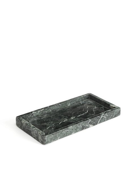 Поднос Serela из зеленого мрамора 35 x 18 см
