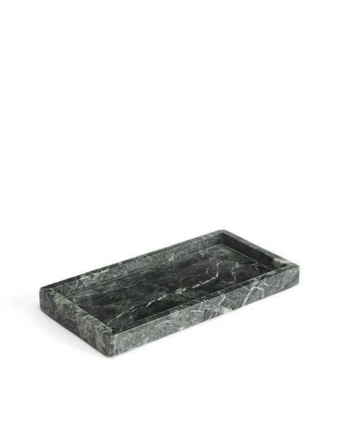 Поднос Serela из зеленого мрамора 35 x 18 см