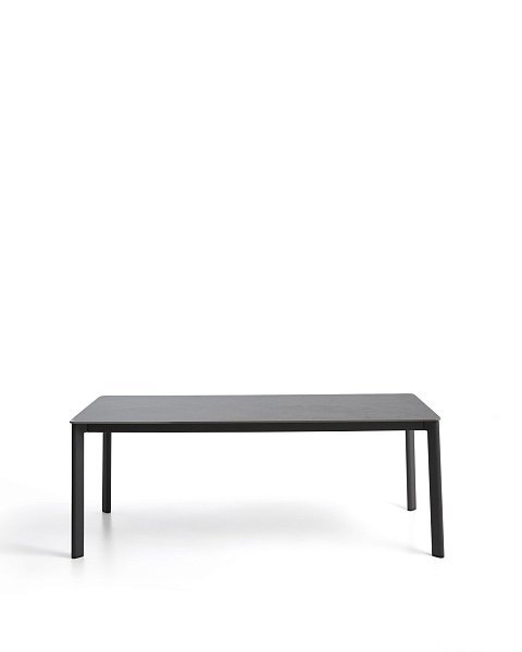 Уличный стол Anafi из спеченного камня и графитового алюминия 180 x 90см