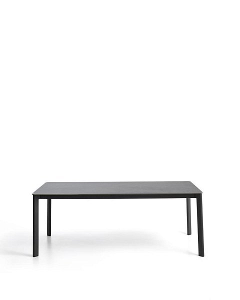 Уличный стол Anafi из спеченного камня и графитового алюминия 180 x 90см