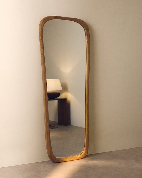 Зеркало из тикового дерева Alura 158 x 61 см
