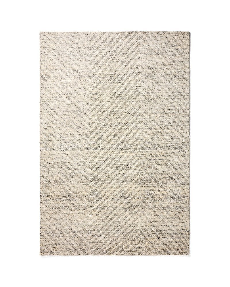 Ковер Lenuo из шерсти и хлопка жаккардовый цвет экрю, 160 x 230 см