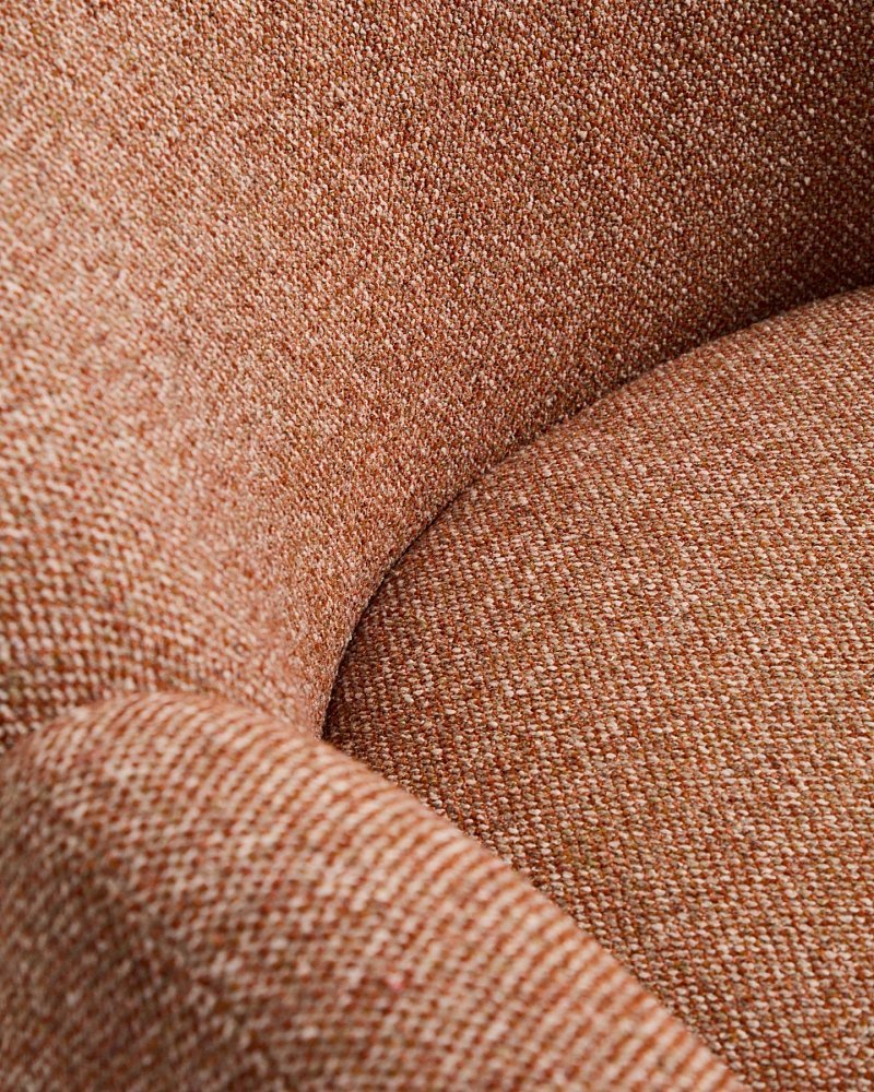 Кресло Corvena из терракотового шенилла, 98 см