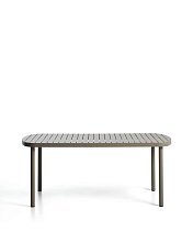 Уличный стол Joncols из алюминия с бежевой отделкой 180 x 90 см