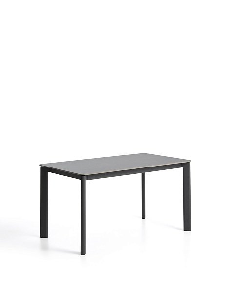 Уличный стол Anafi с графитовой столешницей из спеченного камня, 140 x 80 см