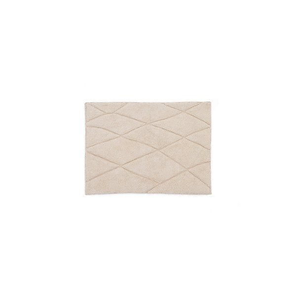 Коврик для ванной Nyana белый хлопковый 50 x 70 см