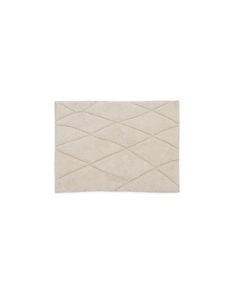 Коврик для ванной Nyana белый хлопковый 50 x 70 см