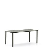 Уличный стол Brai из оцинкованной стали зелёного цвета 180 x 90 см