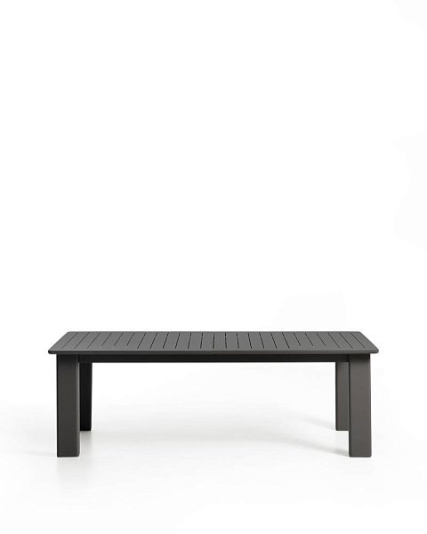 Раздвижной уличный стол Livorno из графитового алюминия, 233(350) x 100 см
