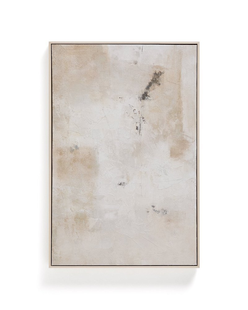 Абстрактная картина Selnar бежевая 60 x 90 см