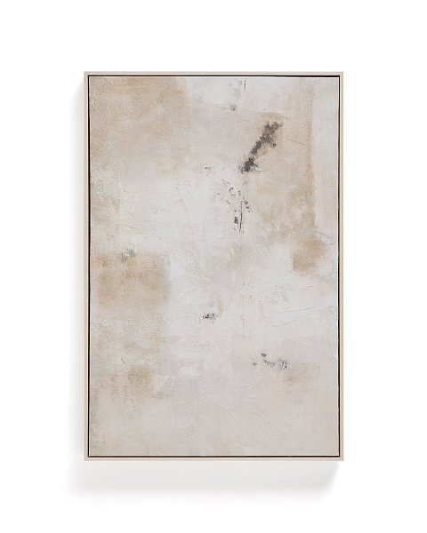 Абстрактная картина Selnar бежевая 60 x 90 см