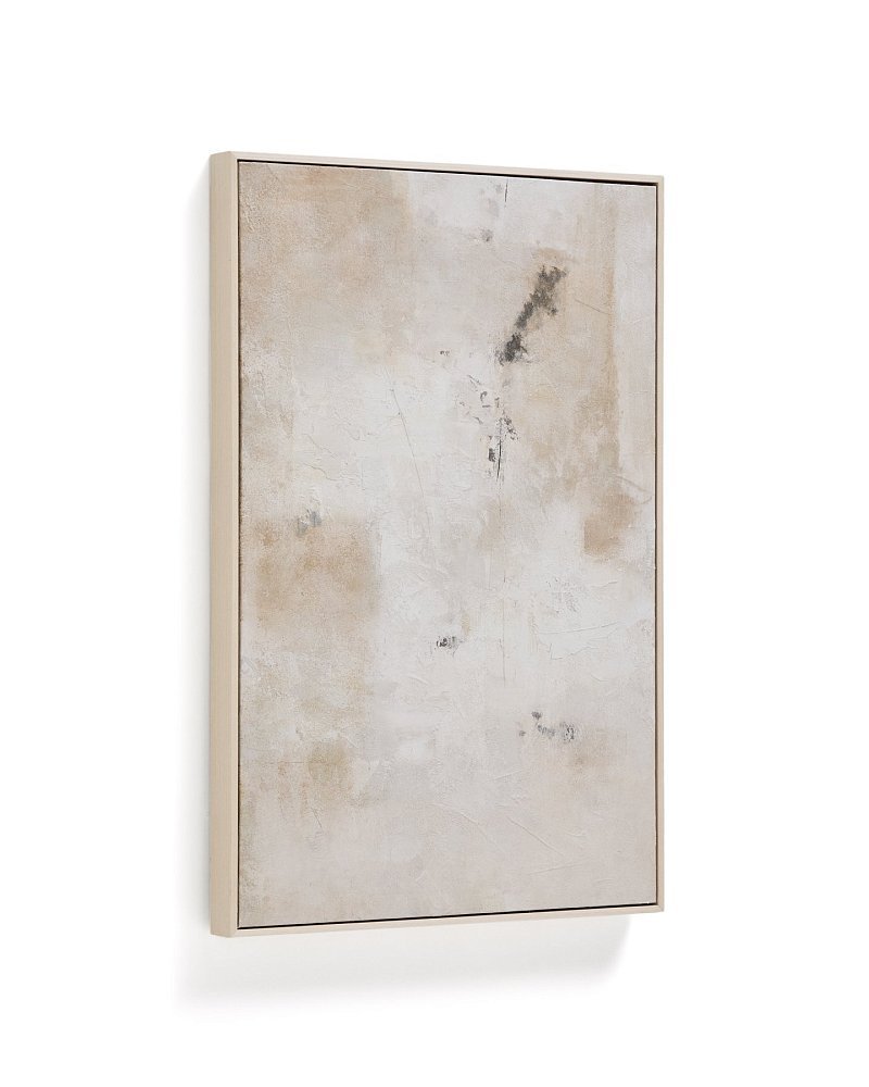 Абстрактная картина Selnar бежевая 60 x 90 см