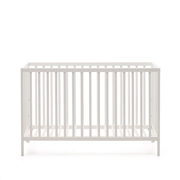 Shantal Детская кроватка из массива бука с белой отделкой 60 x 120 см