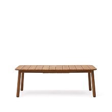 Раздвижной стол Turqueta из массива тикового дерева, 220 (294) x 100 см