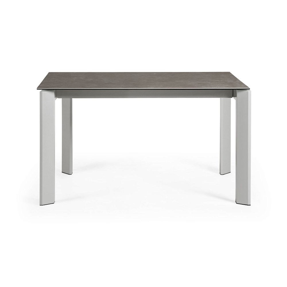 Стол Atta 140 (200) x90 серый керамика