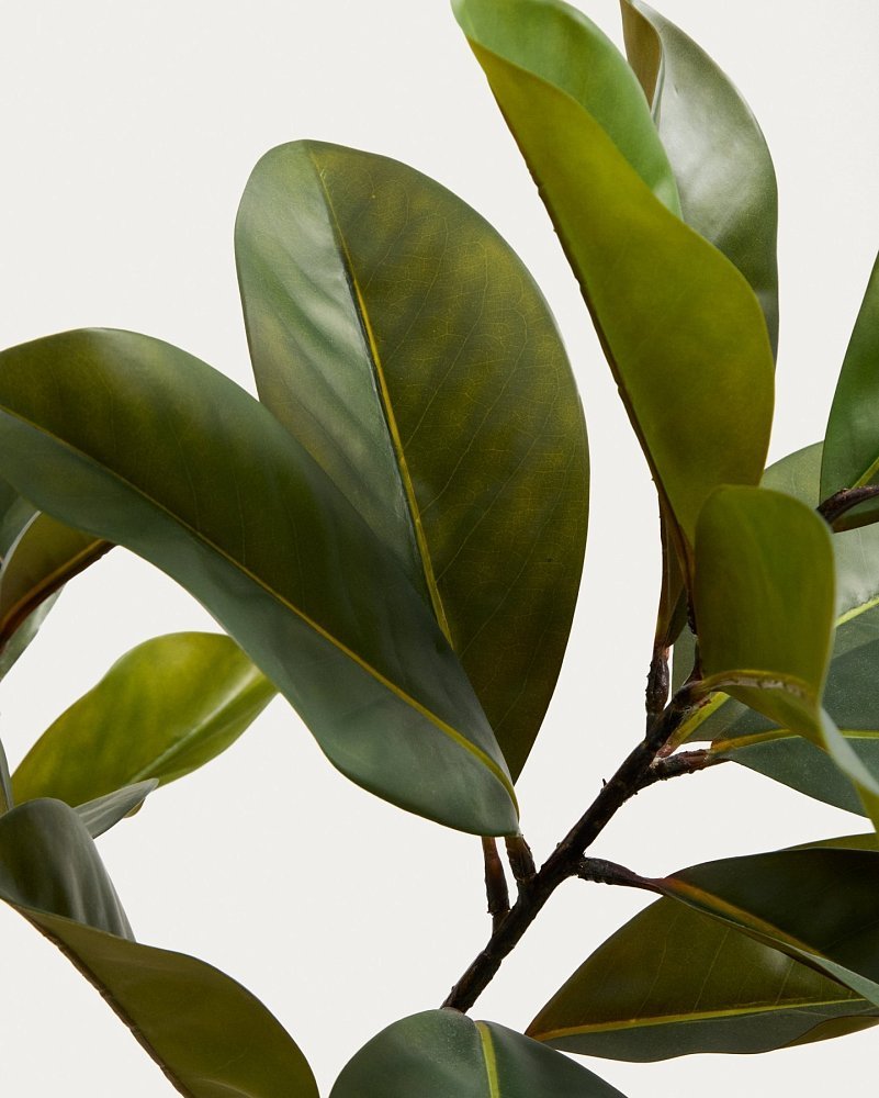 Искусственное растение Magnolia в белом горшке, 160 см