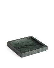 Поднос Serela из зеленого мрамора 18 x 18 см
